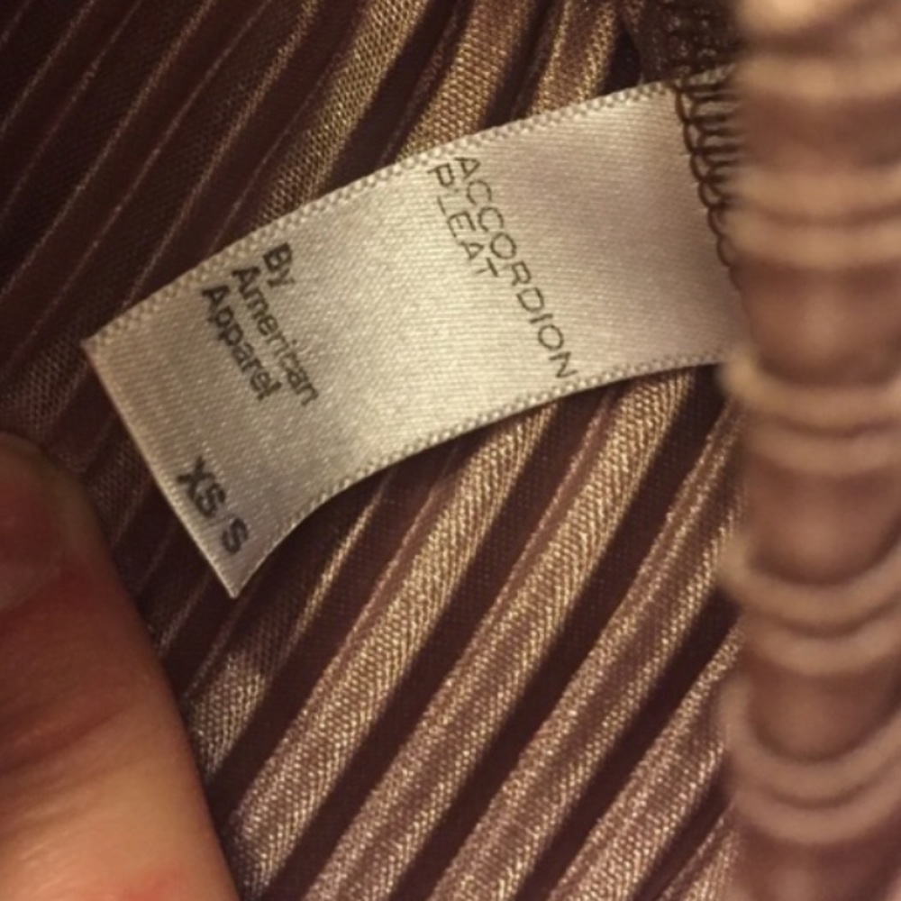 American Apparel accordion wide leg pants, XS/S - Picture 5 of 5